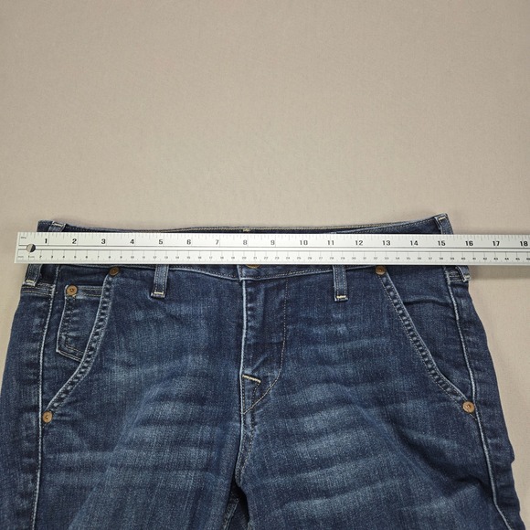 True Religion Women's‎ Stella Skinny Jeans Blue Wash Size 29 Made in USA - Picture 10 of 12